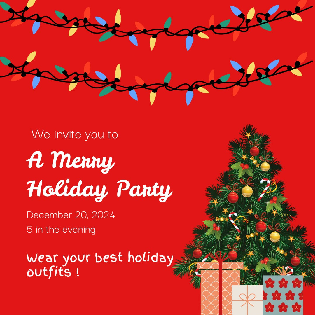 Merry Holiday Party Invite