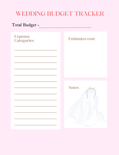 Bride to be planner