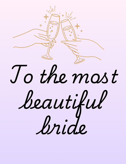 Bride to be planner