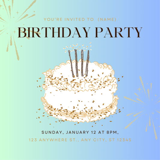 Birthday Party Invite