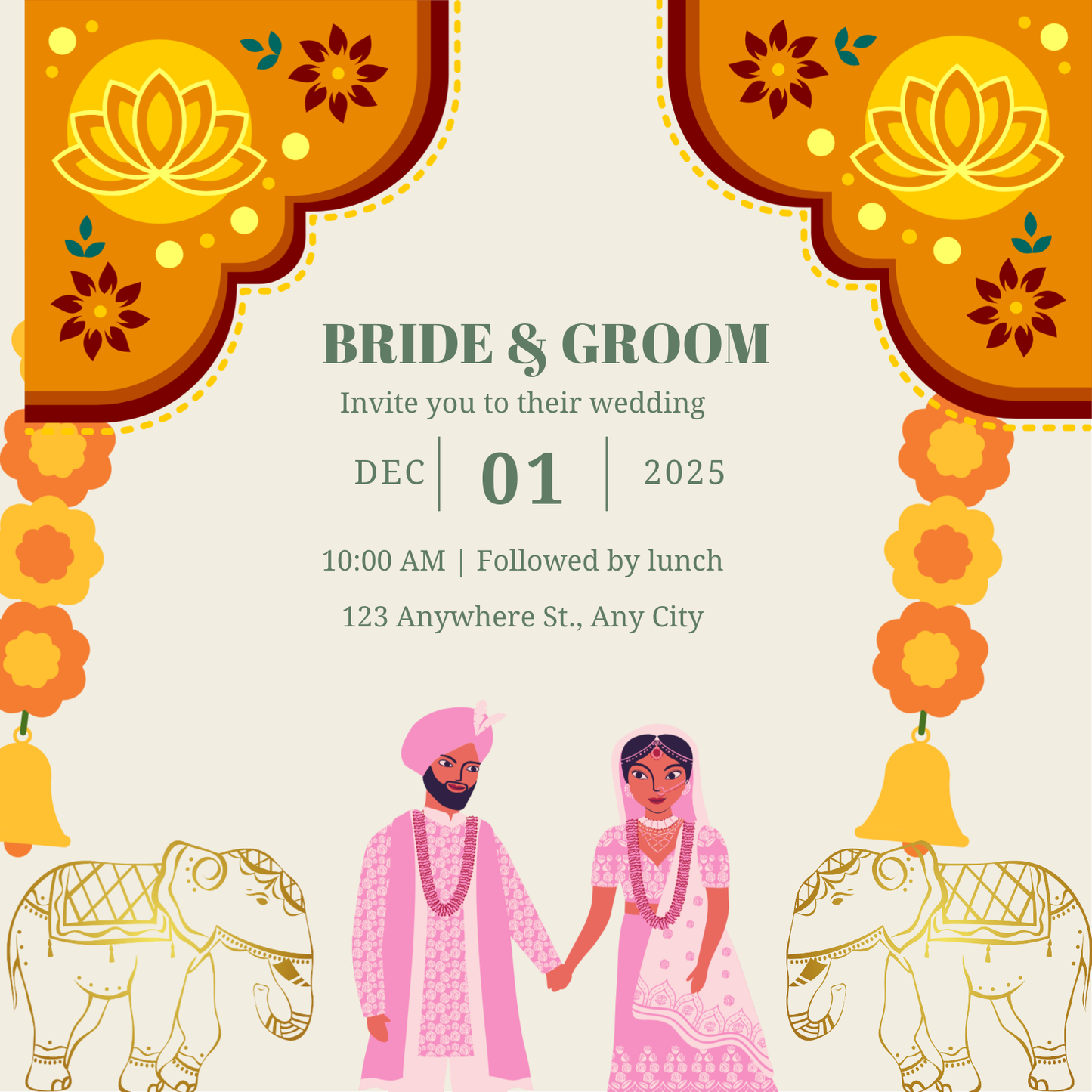 Indian Wedding Invitation