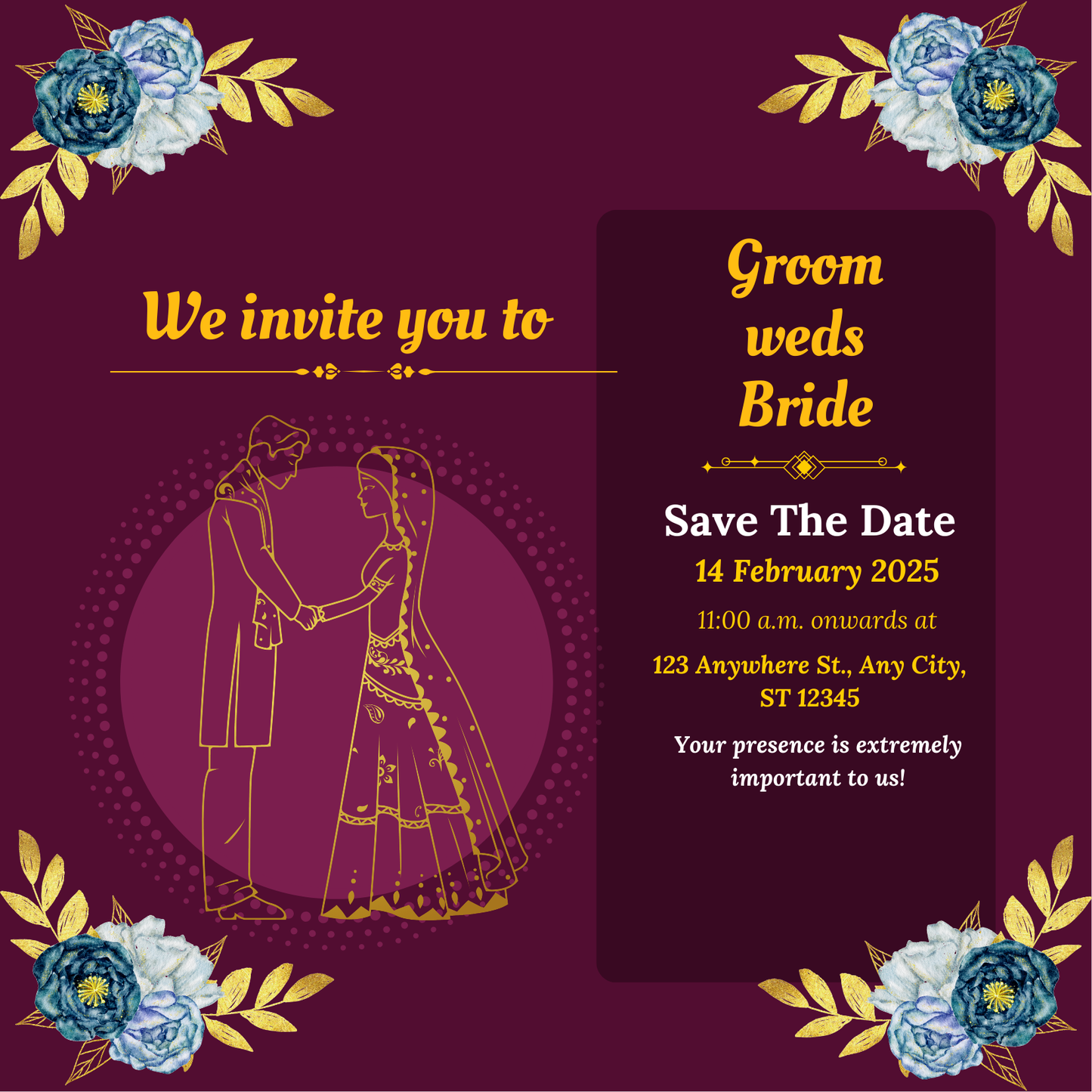 Indian Wedding Invitation