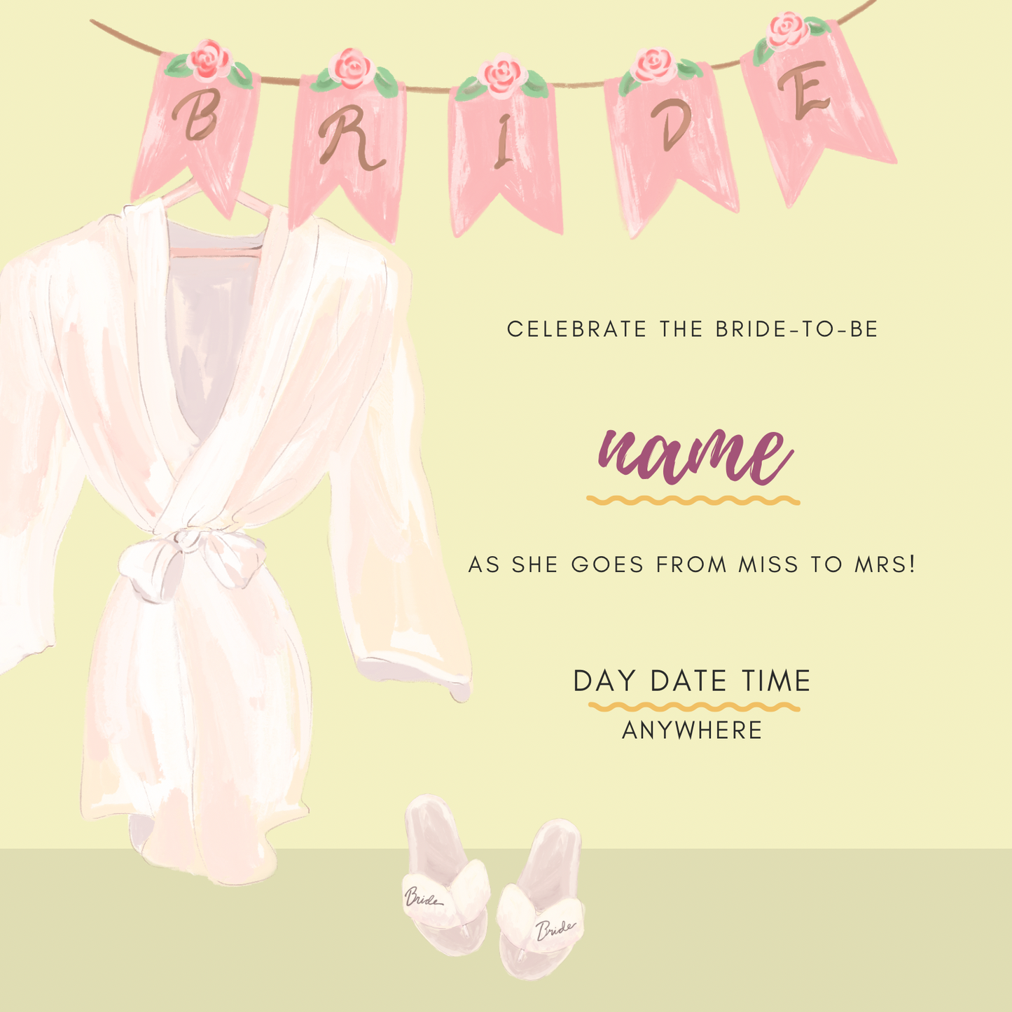 Bride-to-be Party Invite