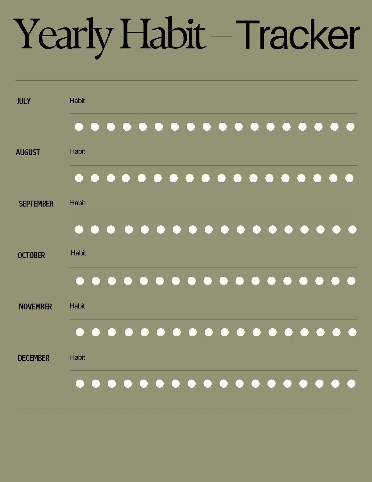 2025 Self Growth Planner